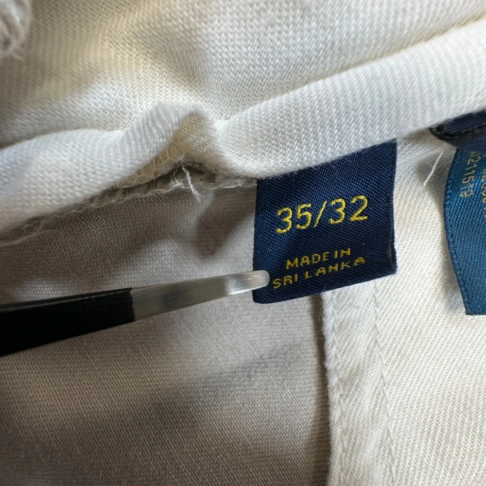 Polo Ralph Lauren Bedford Chino Pants Mens 35x32 (Fits 35x31) Straight‎ Fit NWOT